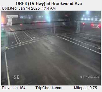 Traffic Cam ORE8 (TV Hwy) at Brookwood Ave 